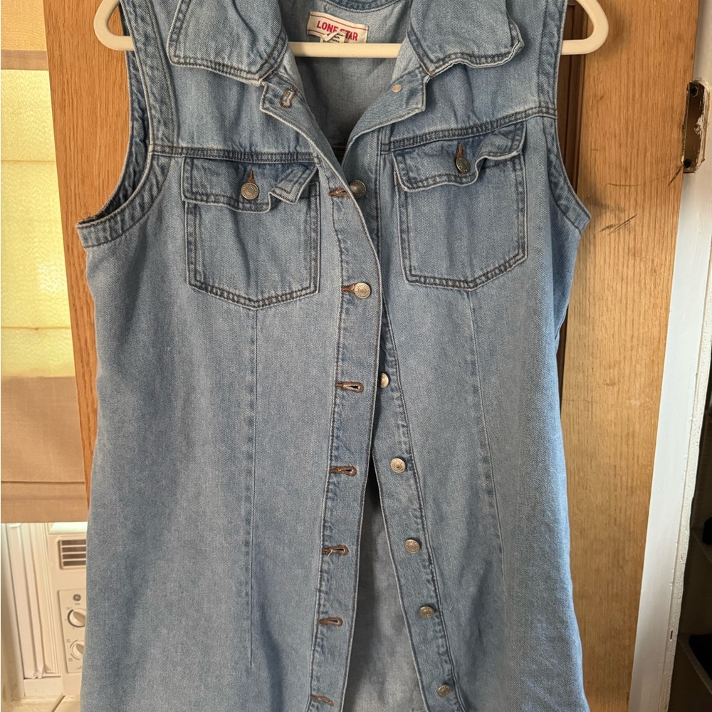 Blue Denim Mini Dress